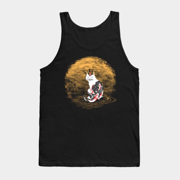 Yakuza Cat Tank Top by Ionfox